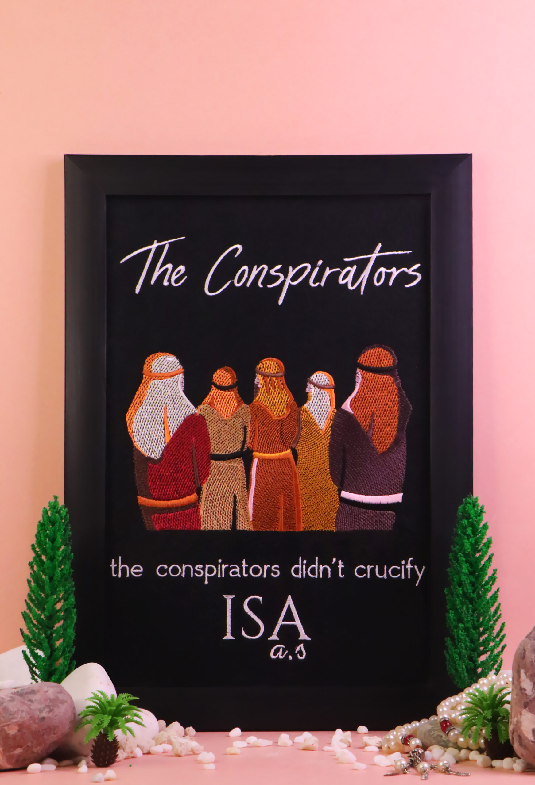 Prophet ISA A.S – The Conspirators – Embroidery Wall Frame