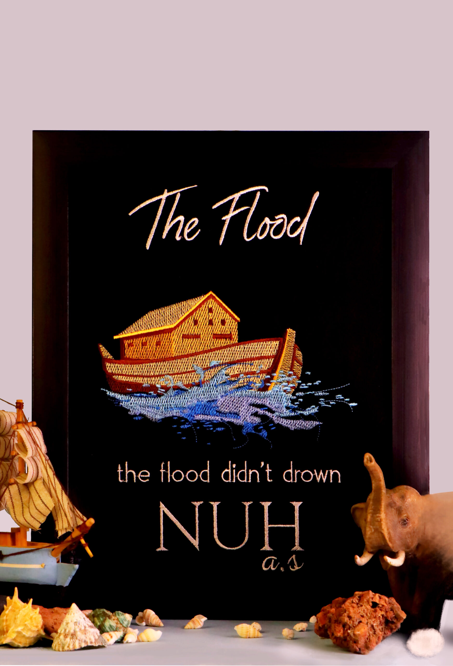 Prophet Nuh A.S – The Flood – Embroidery Wall Frame