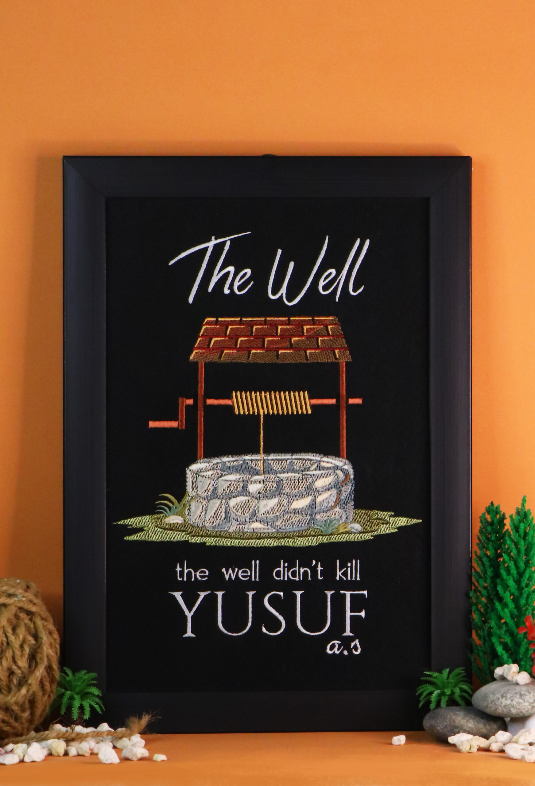 Prophet Yusuf A.S – The Well – Embroidery Wall Frame