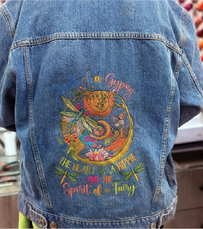 color ful embroidery on denim color ful embroidery on denim